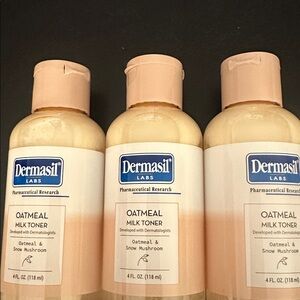 3 New Dermasil Oatmeal Milk Toner Set Bundle